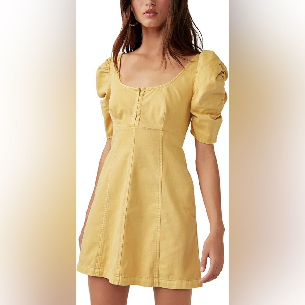 Free People Cheyenne Denim Minidress Size XS